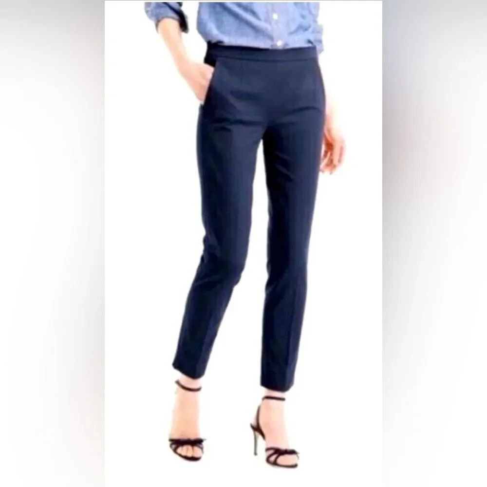 J.Crew Martie navy blue Skinny Leg Ankle Dress Pants Women’s Size 6